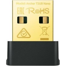 TP-LINK Адептер Wi-Fi + Bluetooth Archer T2UB Nano (AC600, 802.11a/b/g/n/ac, Bluetooth 4.2, 2.4/5ГГц, USB 2.0) (Archer T2UB Nano)