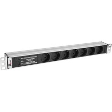 REM Блок распределения питания -10 R-10-7S-FI-440-Z гор.размещ. 7xSchuko базовые 10A без вилки