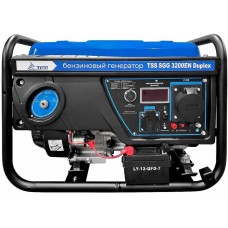 Генератор ТСС Бензиновый генератор SGG 3200EN Duplex, 220/12 В, 3.5кВт, с АКБ [060019]