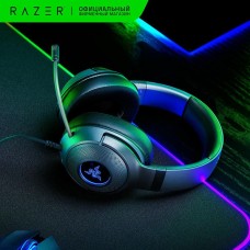 RAZER Гарнитура игровая Kraken V3 X, для компьютера, мониторные, проводные, черный [rz04-03750300-r3m1]