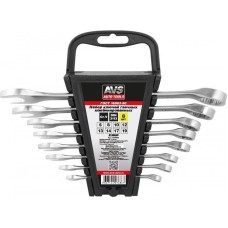 Набор ключей AVS TOOLS Набор ключей гаечных комбинированных на держателе (6-19 мм) (8 предметов) AVS K3N8P