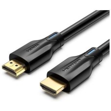 VENTION Кабель аудио-видео AANBI, HDMI (m) - HDMI (m), ver 2.1, 3м, GOLD, черный
