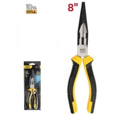 Удлиненные плоскогубцы DELI Удлиненные плоскогубцы DL0102 200мм, двухкомпонентная прорезиненная рукоять