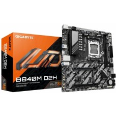 GIGABYTE Материнская плата B840M D2H SocketAM5 AMD B840 2xDDR5 mATX AC`97 8ch(7.1) 2.5Gg RAID+HDMI