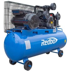 REDBO ACO-100/2400B Компрессор масляный ременной (2400Вт; 2800об/мин; 100 л, 370л/мин; 3 цилиндра)