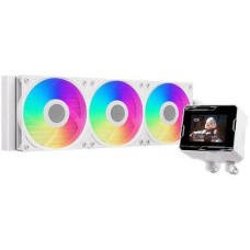 PCCOOLER Система водяного охлаждения GT360M Display, LCD, 4-pin, ARGB, 120мм, белый, retail [gt360m-whawxx-gl]