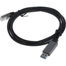 BURO Кабель BU-USB-A-LAN1000-2m USB A (m) RJ-45 (m) 2м черный (пакет)