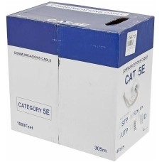 LANMASTER Кабель информационный NM-UTP5E4PR-CU кат.5E UTP 4 пары 25AWG PVC внутренний 305м серый