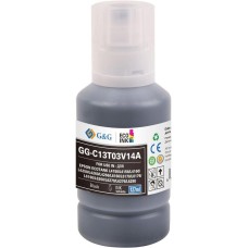 Чернила G&G Чернила GG-C13T03V14A 101BK черный пигментный127мл для Epson L4150/L4160/L6160/L6170