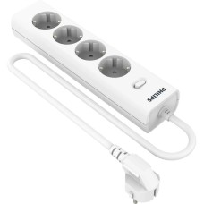 PHILIPS Сетевой фильтр CHP2145WB/51 3м (4 розетки) белый (коробка)