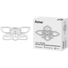 RITTER 51944 1 Люстра потолочная светодиодная диммируемая, ТЕРАМО, с ДУ, 680х680х120мм, 224Вт, 2700K/4200K/6400K, 45м², белый, 51944 1,