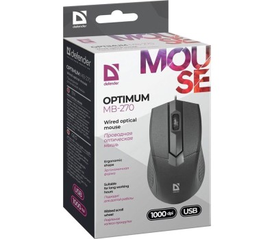 Мышь DEFENDER (52270) OPTIMUM MB-270
