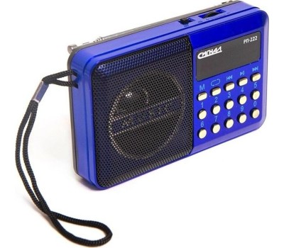 Радиоприемник СИГНАЛ РП-222 FM 88-108МГц, акб 400mA/h, USB/microSD, дисплей
