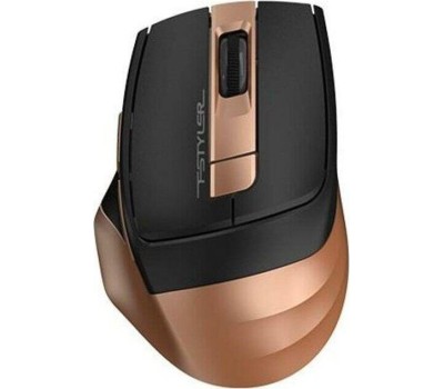 Беспроводная мышь A4TECH Fstyler FG35 золотистый/черный