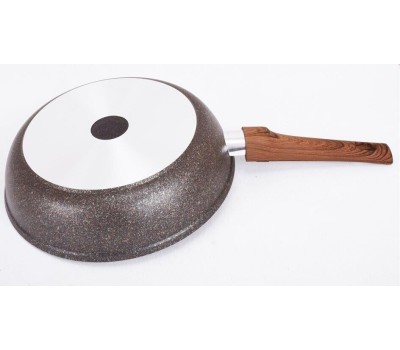 Сковорода KUKMARA сго222а а/пр литая 22см съемн/руч Granit ultra original