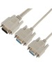 Переходник REXANT (17-6834) Переходник штекер VGA - 2 гнезда VGA, провод