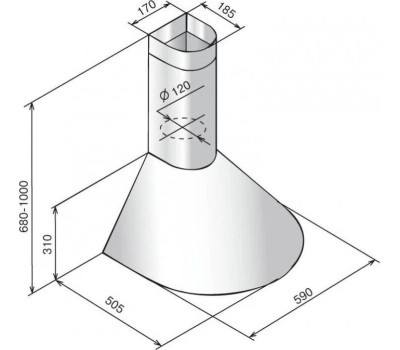 Вытяжка ELIKOR КВ Эпсилон 60П-430-П3Л белый/срб