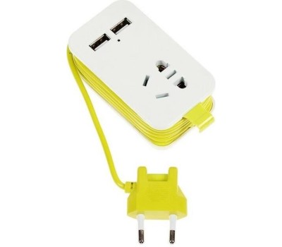 Удлинители серии Travel UNIEL (UL-00003429) S-CT1-1,5U WHITE/GREEN LM