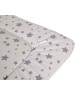 Матрас POLINI Матрас для пеленания Polini kids Звезды на комод, 77х72 см, белый-серый (1кор)