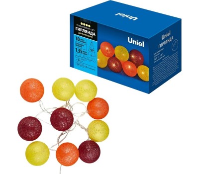 Гирлянда UNIEL (UL-00008668) ULD-S0135-010/STB/2AA WARM WHITE IP20 TANGLES-3