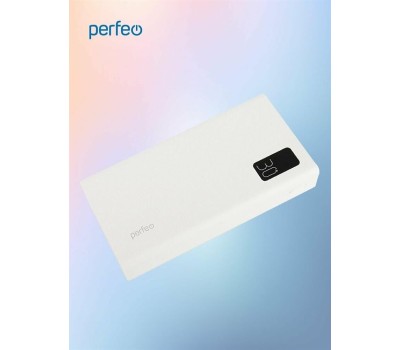 Power bank PERFEO (PF_D0162) MOUNTAINS - 30000 mAh , белый