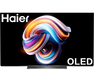 55 Телевизор HAIER H55S9UG PRO, OLED, 4K Ultra HD, серебристый, СМАРТ ТВ, Android TV