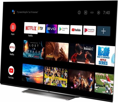 55 Телевизор HAIER H55S9UG PRO, OLED, 4K Ultra HD, серебристый, СМАРТ ТВ, Android TV