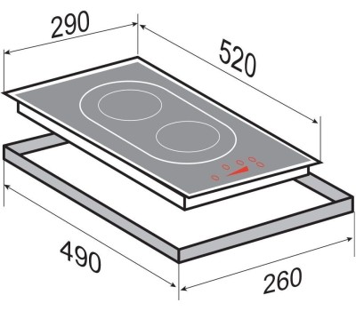 Варочная панель ZIGMUND & SHTAIN CI 29.3 W