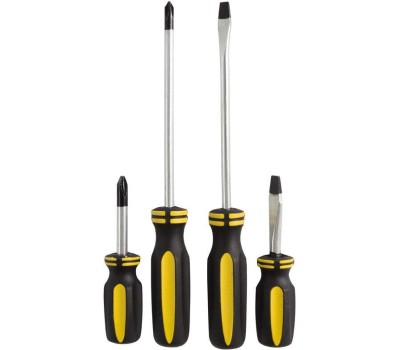 PARK Набор отверток 4шт, пластиковые рукоятки, серия Simple (008361)