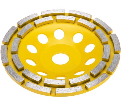 Чашка алмазная KRANZ (KR-90-0252) Чашка алмазная шлифовальная, двухрядная, 150х22,2мм