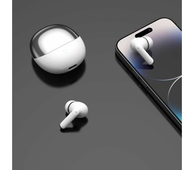 DEPPA Наушники Air Joy, Bluetooth, вкладыши, белый [44310]