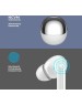 DEPPA Наушники Air Joy, Bluetooth, вкладыши, белый [44310]