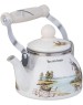 AGNESS 943-060 ЧАЙНИК ЭМАЛИРОВАННЫЙ СО СЪЕМНЫМ ФИЛЬТРОМ ИЗ НЖС, 0,85 Л