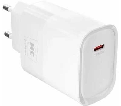 СЗУ MORE CHOICE (4620202553461) NC67 СЗУ 1Type-C 3.0A PD 20W , белый