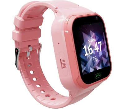 Смарт-часы AIMOTO Omega 4G с видеозвонком розовый 9250102