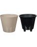 Горшок цветочный HOMVER Rosemary D330мм, 16л с дренажной вставкой на колесиках (бежевый) 221600427/01
