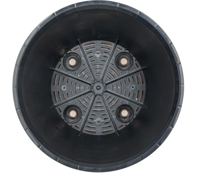 Горшок цветочный HOMVER Rosemary D330мм, 16л с дренажной вставкой на колесиках (бежевый) 221600427/01