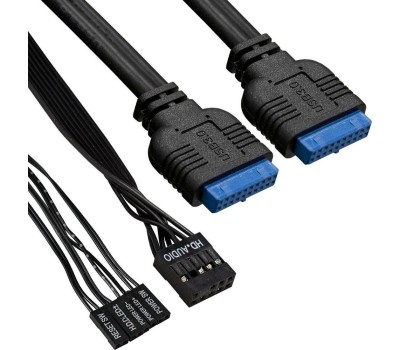 Корпус для ПК Exegate EX291139RUS Корпус Minitower ExeGate BAA-105-01 (mATX, без БП, 2*USB, аудио, черный)