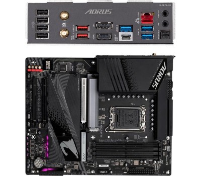 GIGABYTE Материнская плата Z790 AORUS ELITE AX, Socket LGA 1700, Intel Z790, ATX, Ret