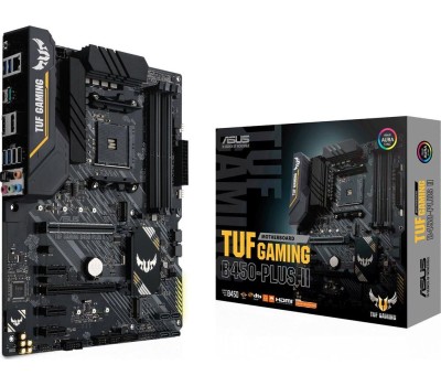 Материнская плата ASUS Материнская плата TUF GAMING B450-PLUS II, Socket AM4, AMD B450, ATX, Ret