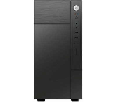 FOXLINE Корпус MiniTower Forza FZ-017 450W черный (mATX, 450W, 2xUSB2.0, no fan) (FZ-017-SX450R)