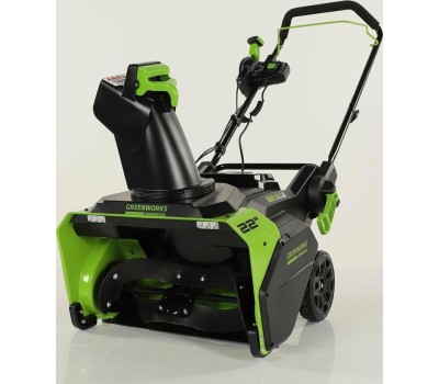 Снегоуборщик GREENWORKS Снегоуборщик GD82STK5, аккумуляторный, 5Ач [2602507ub]