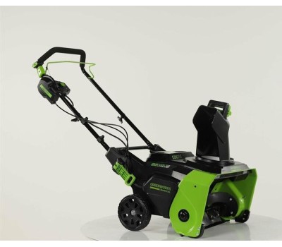 Снегоуборщик GREENWORKS Снегоуборщик GD82STK5, аккумуляторный, 5Ач [2602507ub]