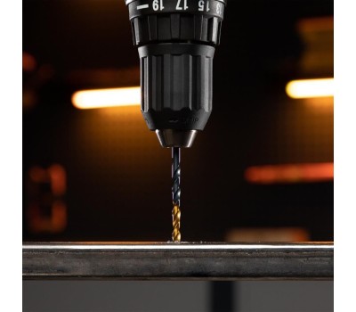 Сверло DENZEL Сверло по металлу, 4,8 мм, HSS-Tin, Golden Tip, 10 шт. 717212