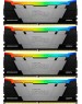 KINGSTON Оперативная память Fury Renegade Black KF432C16RB2K4/32 DDR4 - 4x 8ГБ 3200МГц, DIMM, Ret