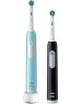 ORAL-B Набор электрических зубных щеток Pro Series 1, насадки для щётки: 2 шт, цвет: бирюзовый и черный [80714511]