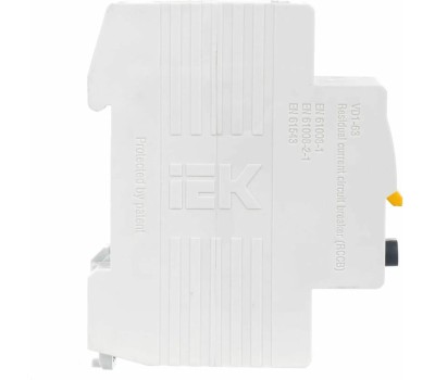 IEK Выключатель дифф. тока (УЗО) ВД1-63 (MDV10-2-063-030) 63A 2П 230В 2 модуля белый (упак.:1шт)