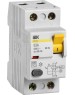 IEK Выключатель дифф. тока (УЗО) ВД1-63 (MDV10-2-063-030) 63A 2П 230В 2 модуля белый (упак.:1шт)