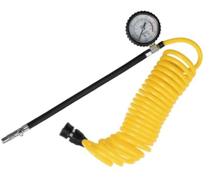 Компрессор автомобильный DENZEL Компрессор автомобильный AC-75, 12 В, 10 атм., 75 л/мин, LED 58051