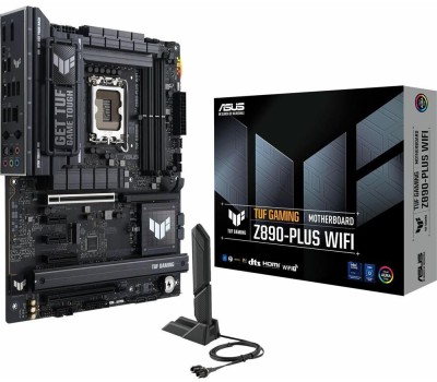 Материнская плата ASUS Материнская плата TUF GAMING Z890-PLUS WIFI, Socket LGA 1851, Intel Z890, ATX, Ret